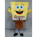 Wholesale manufacurer custom made High quality Adult Cartoon Spongebob Mascot Costume